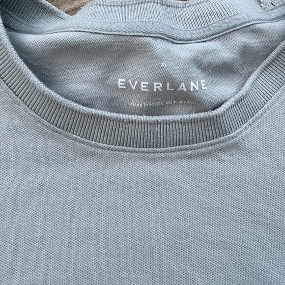 Everlane Premium Weight Relaxed Tee Ribbed collar XL - Picture 7 of 9